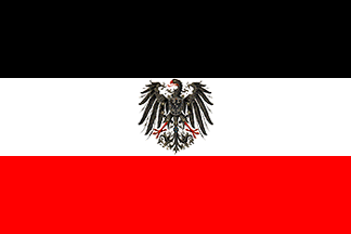 [German colonial flag]